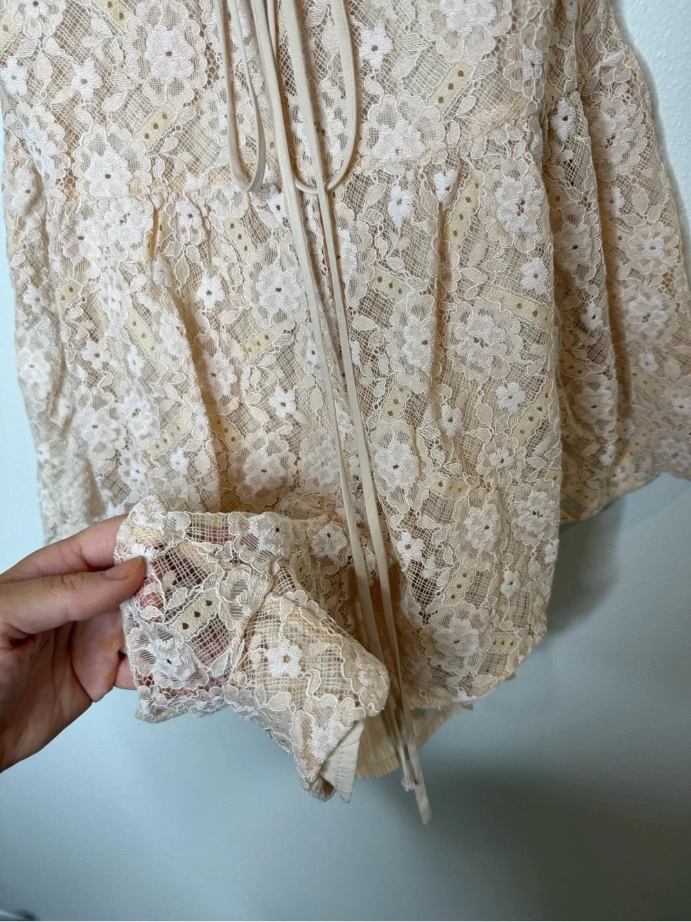 Free People Lexi Lace Romper blush pink small Coastal Cowgirl Western Festival